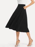 Slant Pocket Side Circle Skirt