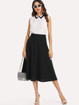 Slant Pocket Side Circle Skirt