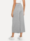 Drawstring Wide Leg Pants