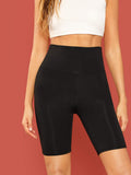 Wide Waistband Cycling Shorts