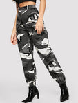 Flap Pocket Side Camo Utility Pants