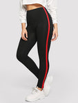 Striped Tape Side Legging