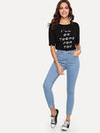 Cropped Skinny Jeans