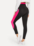 High Rise Two Tone Leggings