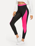 High Rise Two Tone Leggings