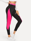 High Rise Two Tone Leggings