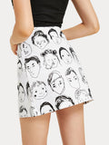 Figure Print Skirt