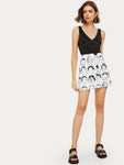 Figure Print Skirt