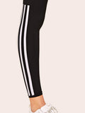 Side Stripe Leggings