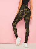 Camouflage Print Leggings