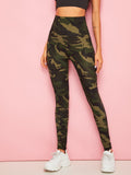 Camouflage Print Leggings