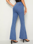 High Waist Flare Leg Jeans