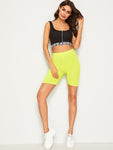 Neon Yellow Cycling Shorts