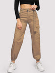 Belted Cargo Pants