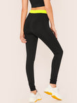 Neon Lime Wideband Waist Leggings