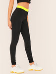 Neon Lime Wideband Waist Leggings