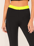 Neon Lime Wideband Waist Leggings