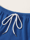 Drawstring Waist Cycling Shorts